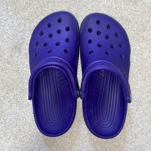 purple crocs !